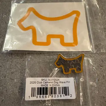 2025 클럽 캐머런 멤버 한정 핀 배지 스티커