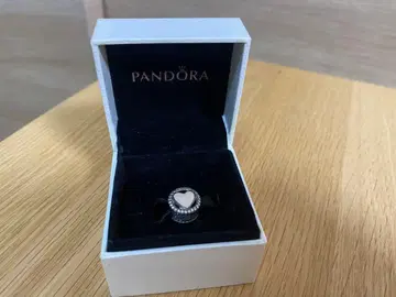 판도라 하트형 실버 참
