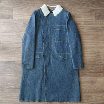 BERARDI 코트 데님 이너 다운 일본제 보아 이세탄 미사용