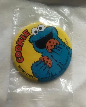 세서미 스트리트 세서미 스트리트 쿠키 몬스터 캔뱃지 쇼와 레트로