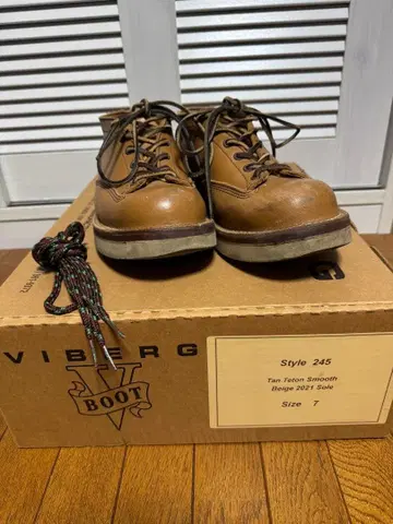 VIBERG BOOTS LACE TO TOE OXFORD Style245