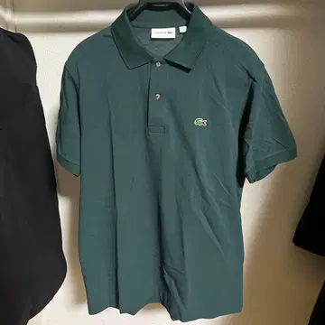LACOSTE 다크 그린 피케 셔츠