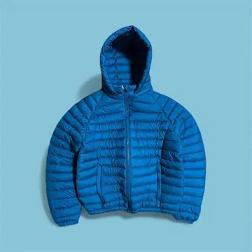 OURROOM 알파인 다운 후드티 크레이터 레이크