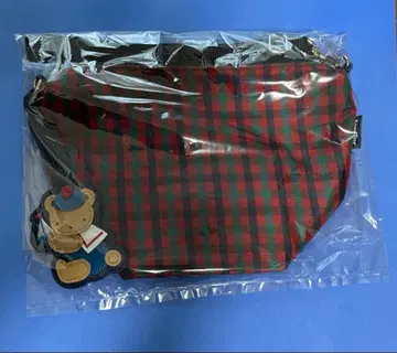 미사용 새상품 [파밀리아] 포쉐트 빨간색 계열 파밀리아 체크