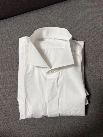 남성용 턱시도 셔츠 화이트 면 100%