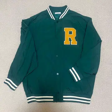 INGNI 그린 와펜 바시티 자켓 R 자수