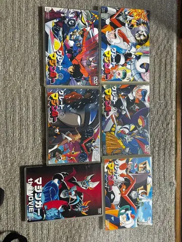 그레이트 마징가와 마징가 THE MOVIE DVD 13장 세트 하자품