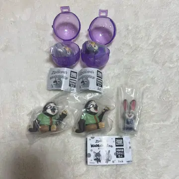 [ 익명 배송 ] [ 새상품 ] 주토피아 캡슐 토이 피규어