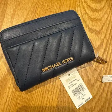 MICHAEL KORS JET SET TRAVEL 접이식 지갑 네이비