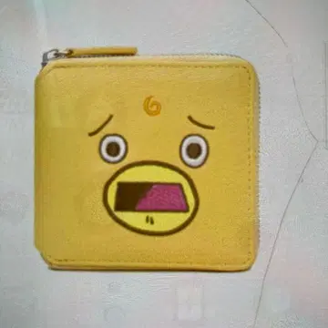 골드 컬러 갓슈 캔쵸메 지퍼 지갑 새상품 박스 포함