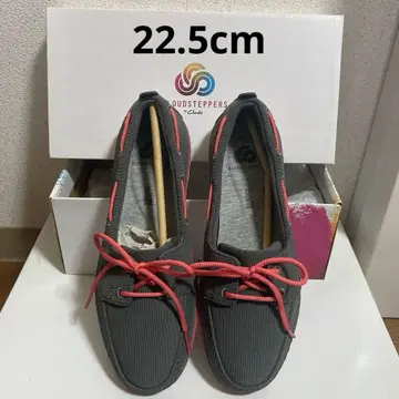 [ 미사용 ] Clarks 스텝마로 샌드 22.5 데크 슈즈