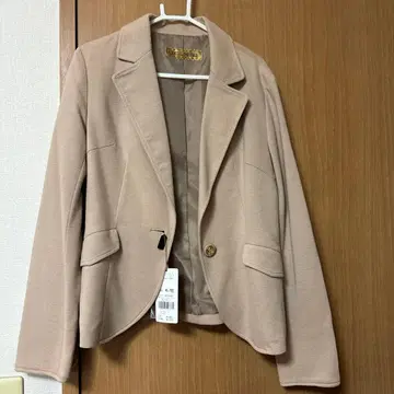 베이지 테일러드 자켓 M 사이즈