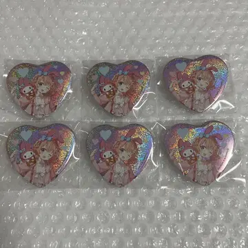 주문토끼 코코아 캔뱃지 6세트 산리오