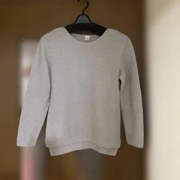 노리즈 라이트 라메 니트 그레이 38 사이즈