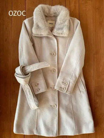 [ 새상품급 ] OZOC 퍼 코트 M 사이즈