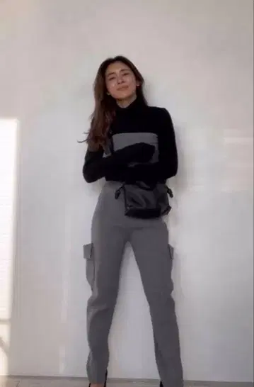 ALEXIASTAM 니트 팬츠