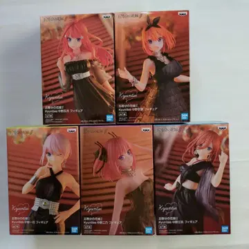 5등분의 신부 Kyunties 피규어 5체 세트 반다이