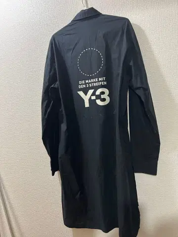 Y-3 롱 셔츠 블랙