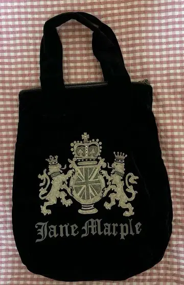 제인 마플 벨벳 토트백