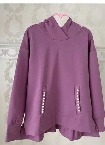 새상품 앤드러브&LOVE 입기만 해도 기분 UP 펄 비쥬 후디