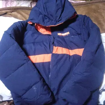 알비렉스 니가타 다운 자켓 네이비/오렌지