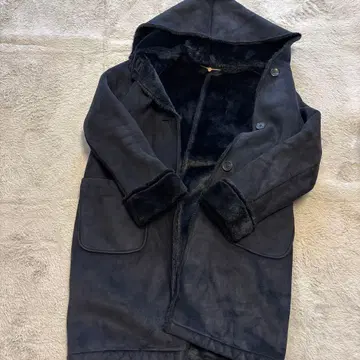 새상품급 UNITED ARROWS 페이크 무스탕 코트 S