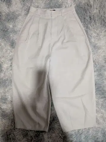 HARE 트윌 와이드 테이퍼드 팬츠