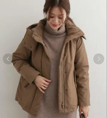 URBAN RESEARCH DOORS 그린 다운 숏 자켓