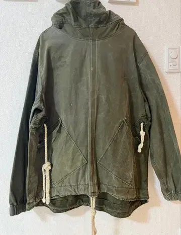 텐트 원단 리메이크 1점 빈티지 아노락 후드티