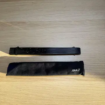 ANA 별하늘 무늬 부채 블랙