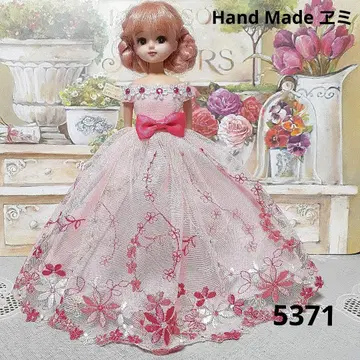 꽃 자수 드레스 5371