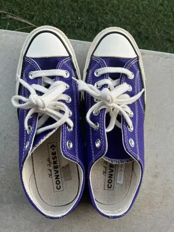 컨버스 척테일러 CT70 퍼플 24.5cm 박스 없음