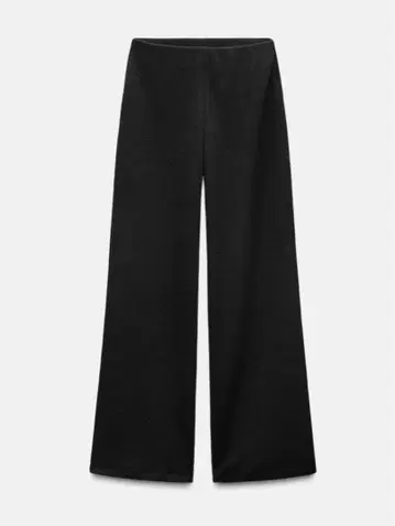 [ 새상품급 ] ZARA 리브 니트 팬츠 블랙 S 블랙