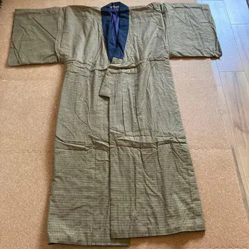 반점 면이 들어간 긴 단젠 남성용