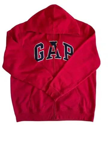 GAP 로고 지퍼 후드티