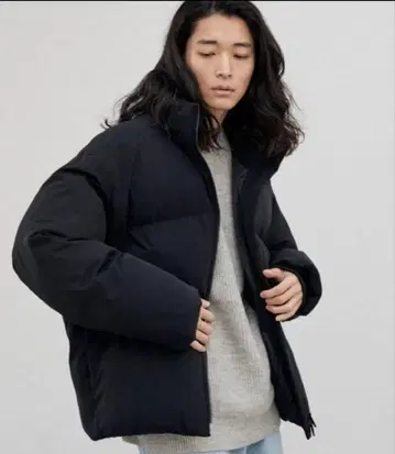 wym 다운과 가죽 자켓 세트