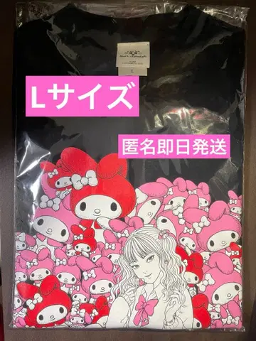 이토 준지 x 산리오 캐릭터즈 토미에 갸루 마이멜로디 T셔츠 L 사이즈