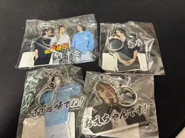 뱀새 아크릴 키링 4개 세트