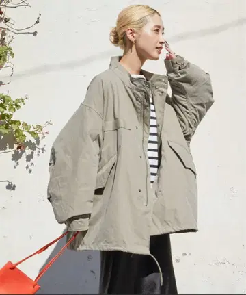 프릭스스토어 M65 숏 라이너 모즈 세트 코트 베이지