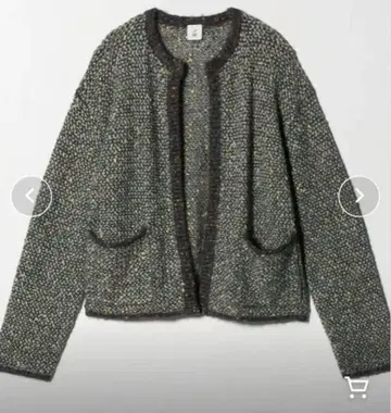 6 ROKU 믹스 니트 가디건