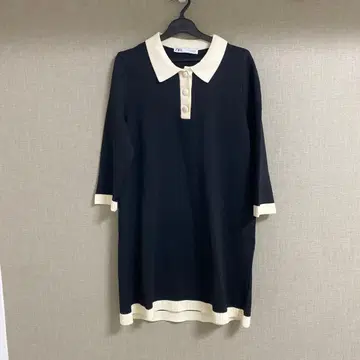 ZARA 블랙 폴로 원피스