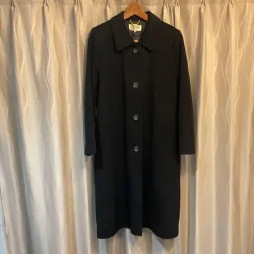 U-GAS 블랙 롱 코트 사이즈 9 (캐시미어)