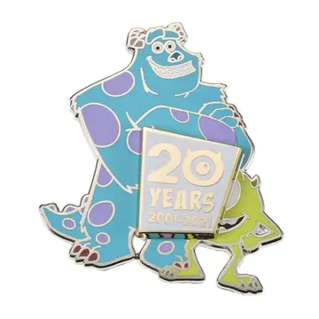 디즈니 스토어 몬스터 주식회사 20주년 핀 배지