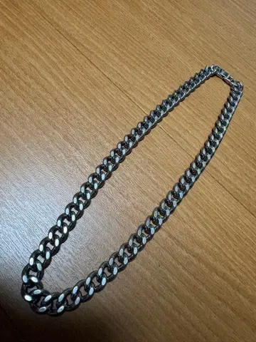 실버 체인 목걸이 약 55cm