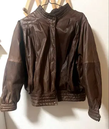 천연 소가죽 가죽 자켓 퀼팅 빈티지 그런지 구제 의류 레트로