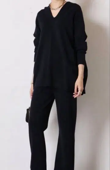 Deuxieme Classe 스무스 니트 팬츠 38 네이비