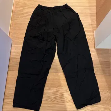 TEATORA 리조트 패커블 와이드 팬츠 블랙