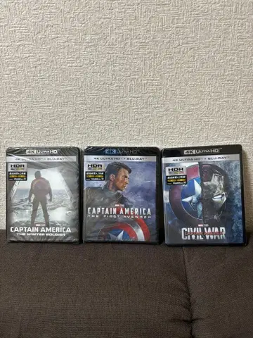 캡틴 아메리카 3작품 4K UHD