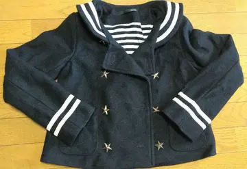 [ one spo ] 원스포 세일러 카라 네이비 코트/109, 헤이세이