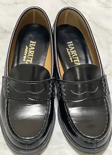 HARUTA ARVIN 블랙 로퍼 23cm